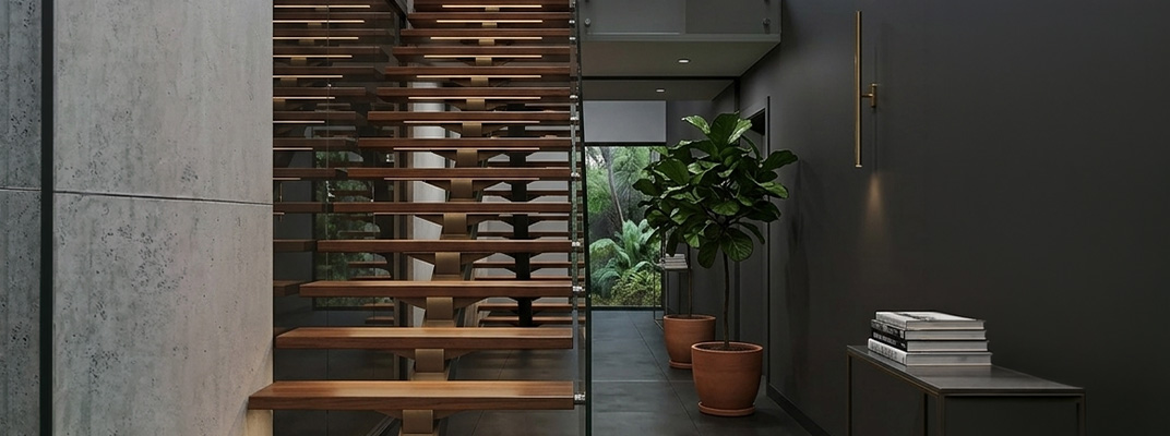 instalacion de escaleras en madera en la calera